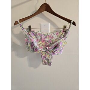 Cupshe X Jojo Fletcher Bikini Ruffle Front Floral‎ Medium